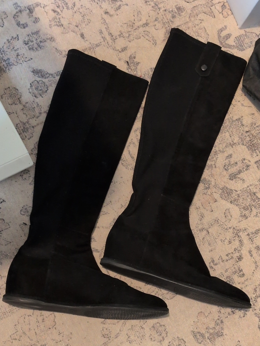 Stuart Weitzman Sz10 over the knee hidden heel suede boots